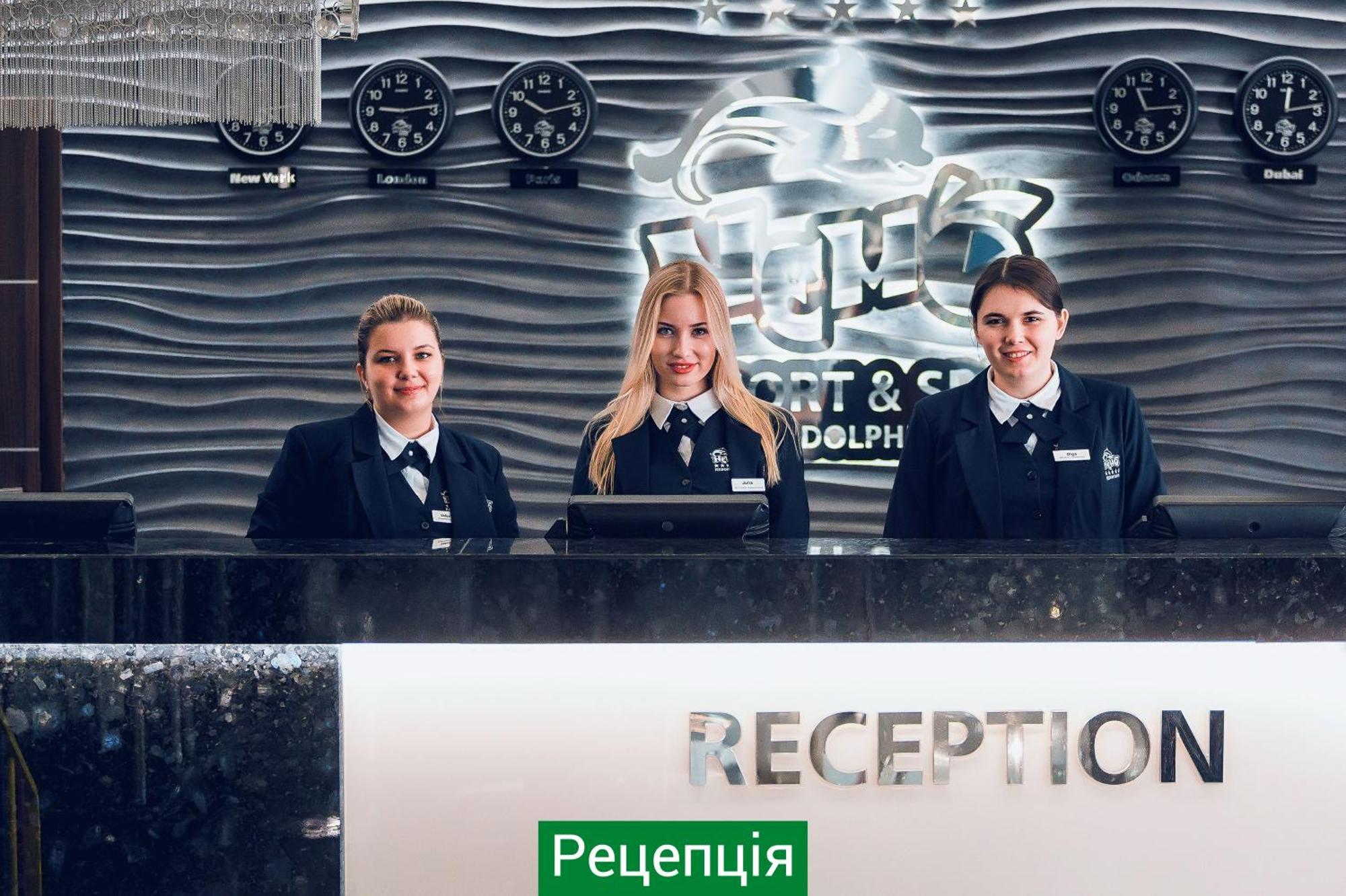 Nemo Hotel Resort & Spa Odesa Exterior photo Reception at the hotel